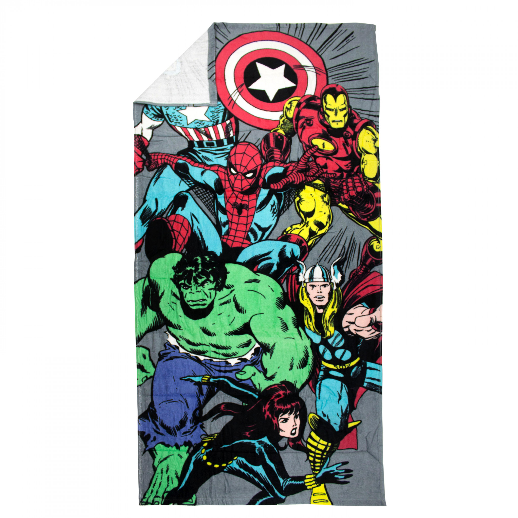 Avengers Ready for Action Beach Towel